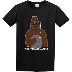 Sassy Sasquatch Popcorn Big LEZ Show Mens Tshirts