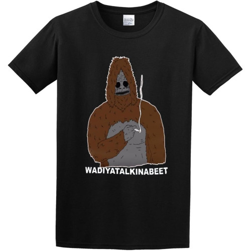Sassy Sasquatch Popcorn Big LEZ Show Mens Tshirts