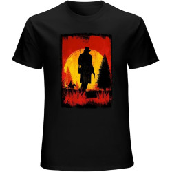 Game R Dead Remption 2 Rdr2 Arthur Morgan Short Sleeve T-Shirt Black