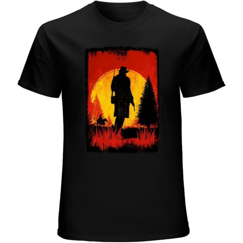 Game R Dead Remption 2 Rdr2 Arthur Morgan Short Sleeve T-Shirt Black Game R Dead Remption 2 Rdr2 Arthur Morgan Short Sleeve T-Shirt Black