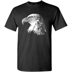 Bald Eagle - Retro Vintage Hipster Style - Cotton Crew Neck Unisex Short Sleeve T-Shirt Bald Eagle - Retro Vintage Hipster Style - Cotton Crew Neck Unisex Short Sleeve T-Shirt