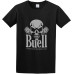 Men' Buell American Motorcycles Skull Piston T-Shirt Men' Buell American Motorcycles Skull Piston T-Shirt