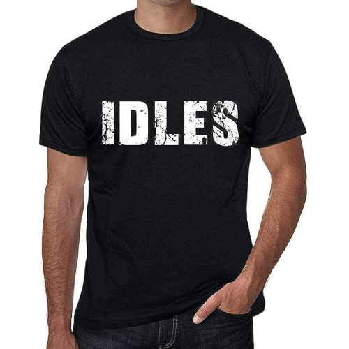 Protect Idles Mens Retro T Shirt Black Birthday Gift Casual