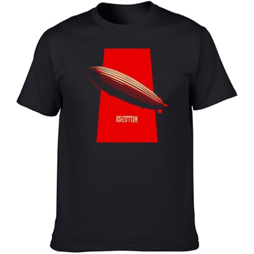 Popular Led Tour Zeppelin T Shirt Men Hard and Heavy Metal Music Shirt Tops Black Popular Led Tour Zeppelin T Shirt Men Hard and Heavy Metal Music Shirt Tops Black