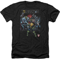 Men's Judge Dredd Blam Heather Adult T-Shirt
