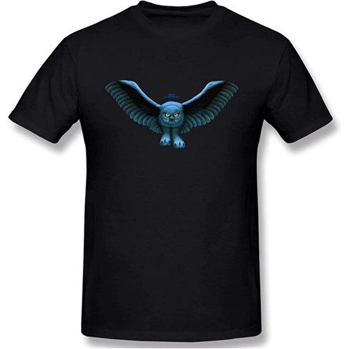 Men's Ru_Sh Fl-Y by Ni_GHT Cotton Lightweight Classical Vintage Short Sleeve T-Shirt