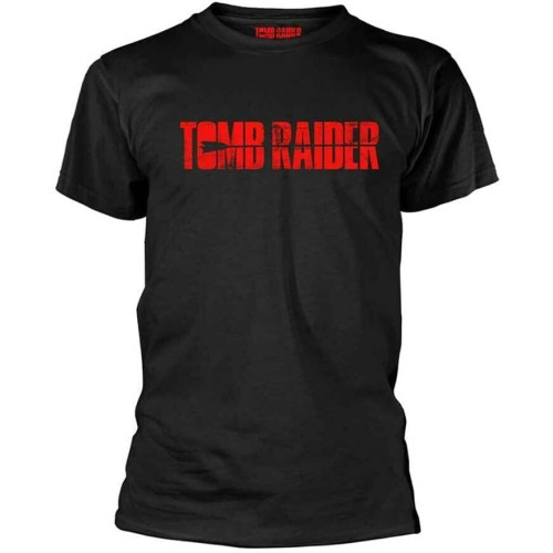 Tomb Raider Logo Black T Shirt Tomb Raider Logo Black T Shirt