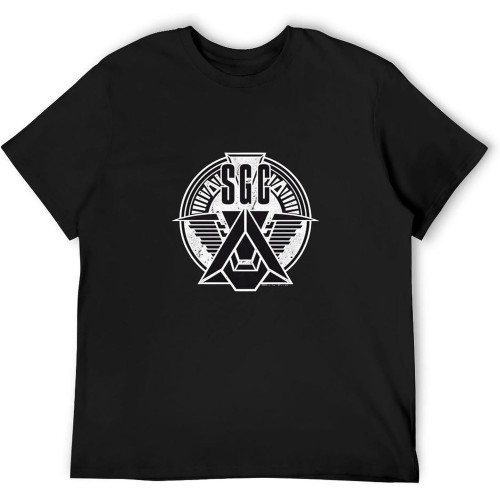 Stargate Sg-1 SGC Emblem 2 T-Shirt Custom Tee Shirt Stargate Sg-1 SGC Emblem 2 T-Shirt Custom Tee Shirt