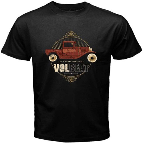 Volbeat Let's Shake Some Dust Men's Black T-Shirt Size S to 3XL Volbeat Let's Shake Some Dust Men's Black T-Shirt Size S to 3XL