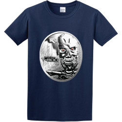 Adult T-Shirts Skynetd Or Cyberdyne System Navy Adult T-Shirts Skynetd Or Cyberdyne System Navy