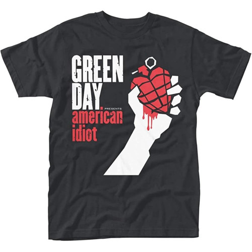 Green Day American Idiot Albuum Cover Men's T-Shirt Black Green Day American Idiot Albuum Cover Men's T-Shirt Black