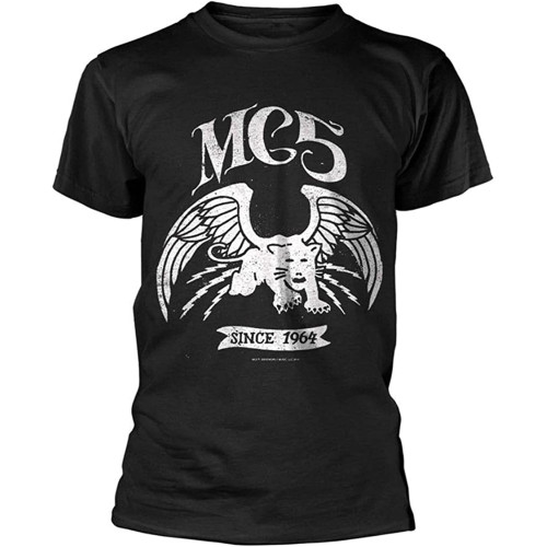 Mc5 'Since 1964' Black T Shirt Licensed Product Black