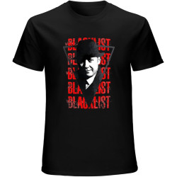 Adult T-Shirts The Blacklist Raymond Reddington Black Adult T-Shirts The Blacklist Raymond Reddington Black