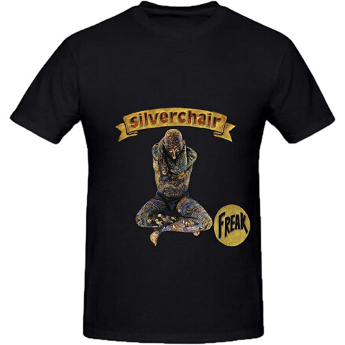 Silverchair Freak Tour Mens O Neck Customized T Shirts Black Silverchair Freak Tour Mens O Neck Customized T Shirts Black