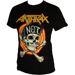 Anthrax Punk Graphic Men's T-Shirt Black Anthrax Punk Graphic Men's T-Shirt Black