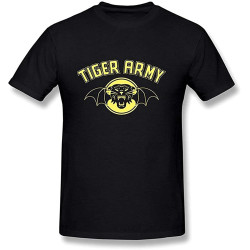 Men's Tiger Army Band Logo T-Shirt Black Men's Tiger Army Band Logo T-Shirt Black