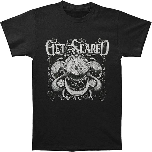 Men Get Scared Band Dd0677 Casual Short T Shirts Tee Sleeve Men Get Scared Band Dd0677 Casual Short T Shirts Tee Sleeve