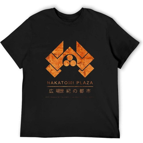 Die Hard Nakatomi Plaza Distressed Men T Shirt Bruce Willis Hans Gruber Men's T Shirt Black Die Hard Nakatomi Plaza Distressed Men T Shirt Bruce Willis Hans Gruber Men's T Shirt Black