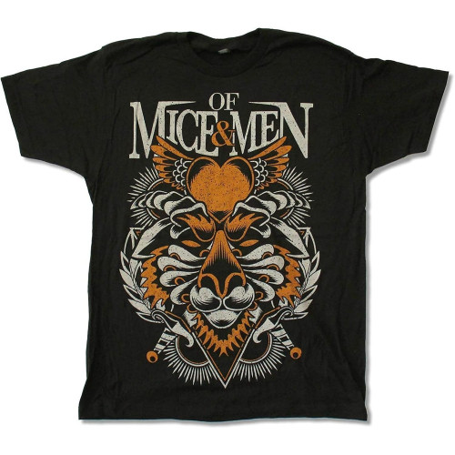 of Mice & Men Goat Black T Shirt Band Music Carlile Black