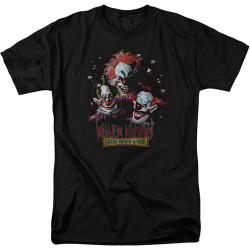 Killer Klowns from Outer Space Killer Klowns Adult Regular Fit Short Sleeve T Shirt Black Killer Klowns from Outer Space Killer Klowns Adult Regular Fit Short Sleeve T Shirt Black