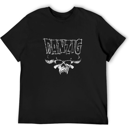Short T-Shirt Danzig Vintage Skull Black Short T-Shirt Danzig Vintage Skull Black