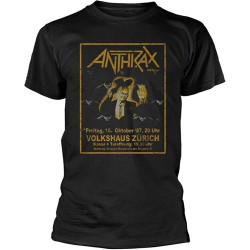 Anthrax Among The Living T Shirt Black Anthrax Among The Living T Shirt Black