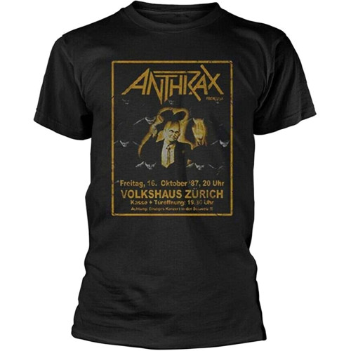 Anthrax Among The Living T Shirt Black Anthrax Among The Living T Shirt Black