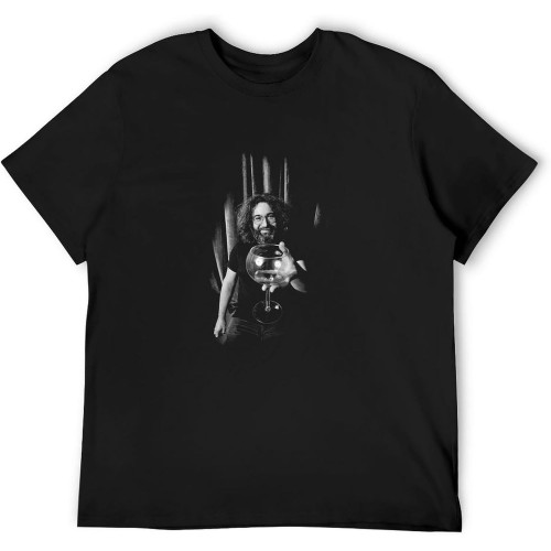 Men's T-Shirts Jerry Garcia Salutations Black