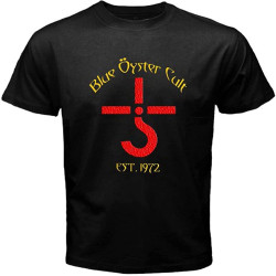 Blue Oyster Cult Imaginos Logo Men' Black T-Shirt