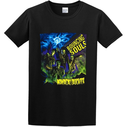 Adult T-Shirts The Bouncing Souls Maniacal Laughter Black