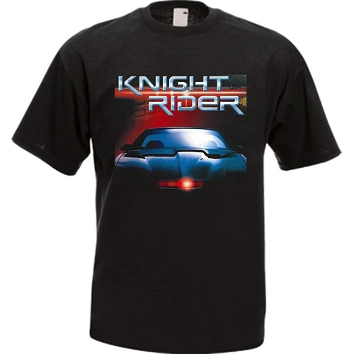 Knight Rider Retro Movie Tv Series Black Men's T Shirt Tee Size L Knight Rider Retro Movie Tv Series Black Men's T Shirt Tee Size L