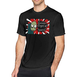 Men's Classic-Fit Short-Sleeve Salad Fingers T-Shirt Basic Short Sleeve Crewneck Tee Shirt S Men's Classic-Fit Short-Sleeve Salad Fingers T-Shirt Basic Short Sleeve Crewneck Tee Shirt S