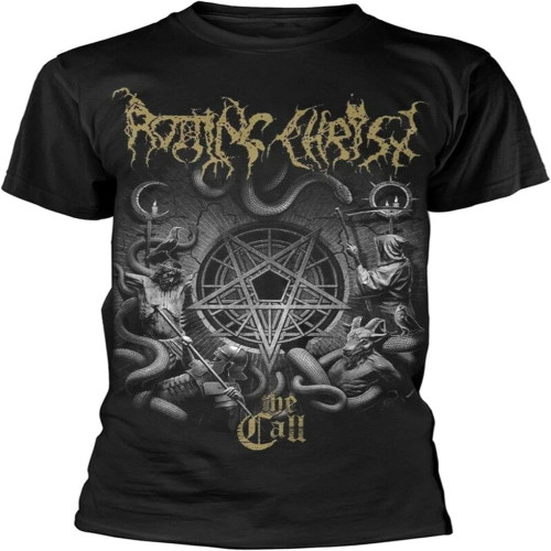 Rotting Christ The Call Funny T Shirt für Men, Black, 56 Black Rotting Christ The Call Funny T Shirt für Men, Black, 56 Black