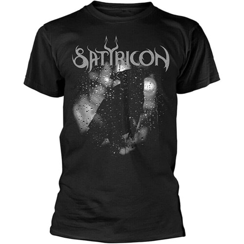 Long Satyricon Crow and A Tombstone' T Shirt Long Satyricon Crow and A Tombstone' T Shirt