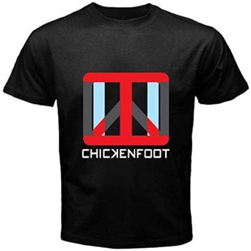 Chickenfoot Rock Band Logo Men's T-Shirt (Medium)