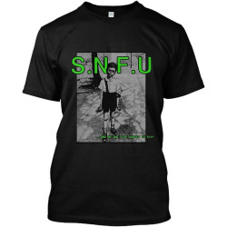 S.N.F.U Black T Shirt Black S.N.F.U Black T Shirt Black