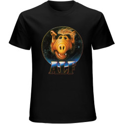 Alf T-Shirt Alien Lite Fm Tv Series Retro 80'S Vintage Men's T-Shirt Unisex Tee Alf T-Shirt Alien Lite Fm Tv Series Retro 80'S Vintage Men's T-Shirt Unisex Tee