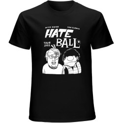 Peter Bagge Daniel Clowes Hateball Tour 1993 Men's T-Shirt Unisex Tee Black Shirt Peter Bagge Daniel Clowes Hateball Tour 1993 Men's T-Shirt Unisex Tee Black Shirt