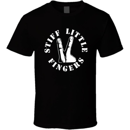Fashion T-Shirts Stiff Little Fingers Black