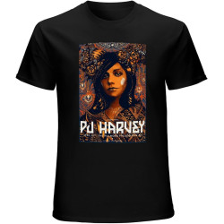 PJ Harvey Indie Alternative Rock Bands Men's T-Shirt Unisex Tee Black Shirt