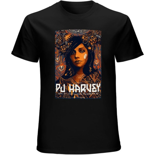 PJ Harvey Indie Alternative Rock Bands Men's T-Shirt Unisex Tee Black Shirt PJ Harvey Indie Alternative Rock Bands Men's T-Shirt Unisex Tee Black Shirt