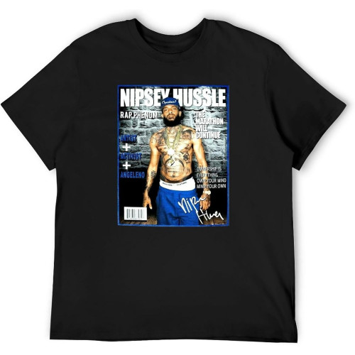 Short T-Shirt Nipsey Hussle LA Crenshaw Rap Hip Hop HUSSLE Black Short T-Shirt Nipsey Hussle LA Crenshaw Rap Hip Hop HUSSLE Black