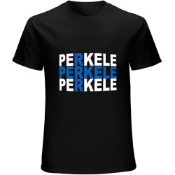 Perkele Men's T-Shirt Unisex Tee Black Shirt Perkele Men's T-Shirt Unisex Tee Black Shirt