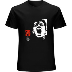Pink Turns Blue If Two Worlds Kiss Men's T-Shirt Unisex Tee Black Shirt