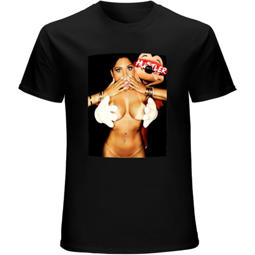 Pin Up Porn Model MiQI Hustler Party Kawaii Men's T-Shirt Unisex Tee Black Shirt Pin Up Porn Model MiQI Hustler Party Kawaii Men's T-Shirt Unisex Tee Black Shirt