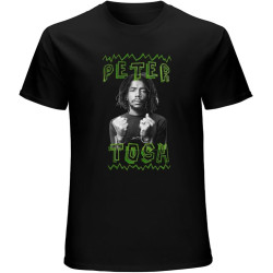 Peter Tosh Men's T-Shirt Unisex Tee Black Shirt Peter Tosh Men's T-Shirt Unisex Tee Black Shirt