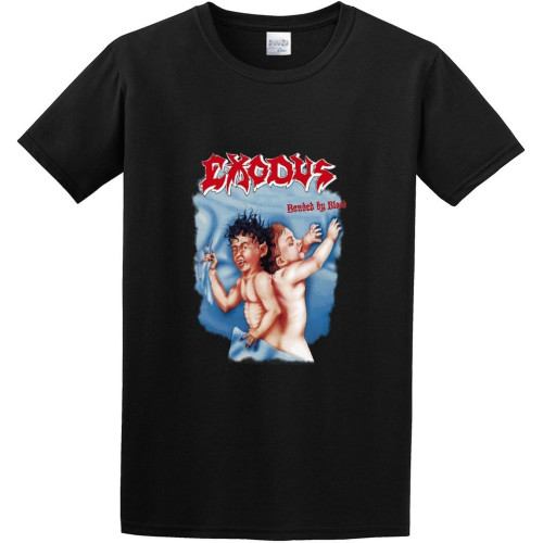 Fashion T-Shirts Exodus Bonded by Blood Black Fashion T-Shirts Exodus Bonded by Blood Black