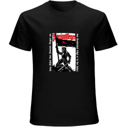 Politische Motive Men's T-Shirt Unisex Tee Black Shirt Politische Motive Men's T-Shirt Unisex Tee Black Shirt
