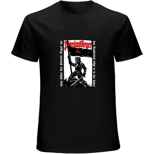 Politische Motive Men's T-Shirt Unisex Tee Black Shirt