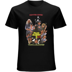 Police Academy 3 80s Comedy Slapstick Movie Fan Men's T-Shirt Unisex Tee Black Shirt